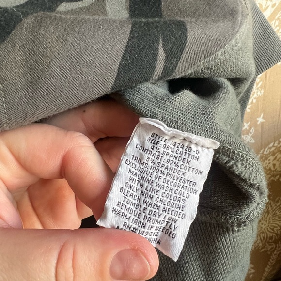 Johnny Was SHULA Modern Zip Up Hoodie in Camo - Picture 5 of 7